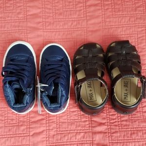 Set of 2 pair of shoes, toddler boy